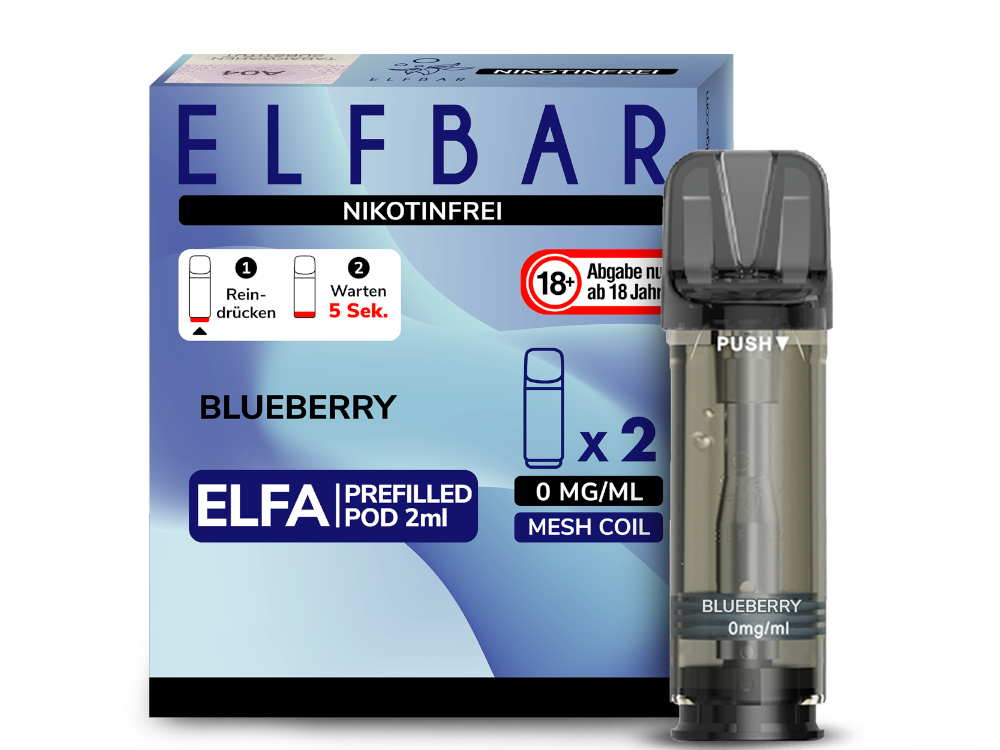 ELFBAR - Elfa Pods (2 x 2 ml) 0 / 20 mg/ml (2 Stück)