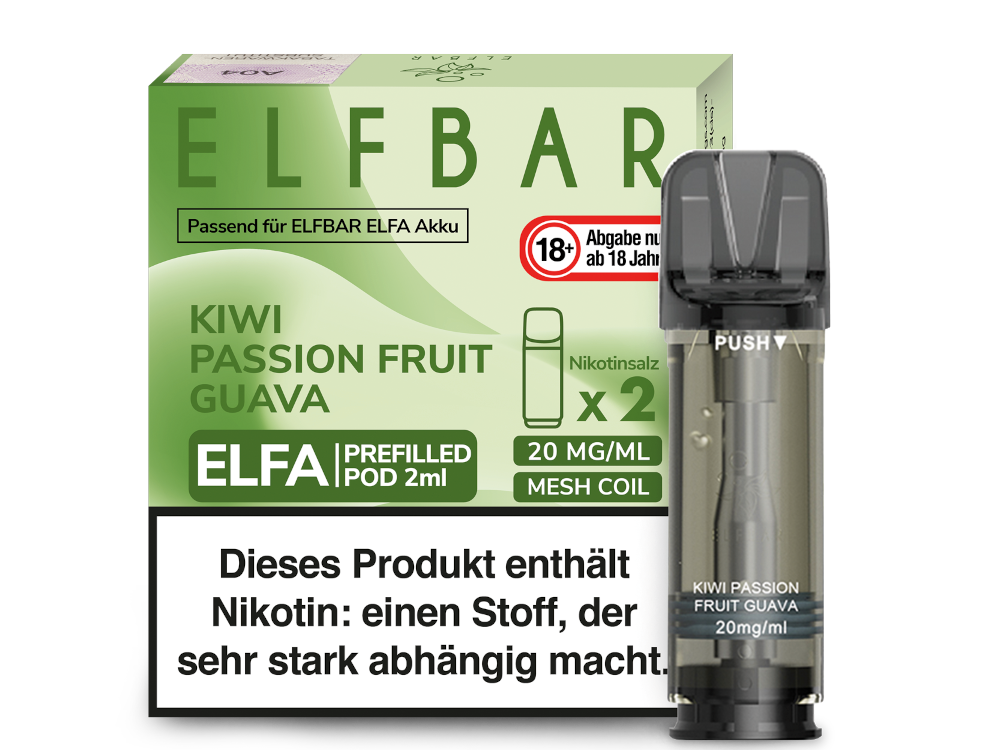 ELFBAR - Elfa Pods (2 x 2 ml) 0 / 20 mg/ml (2 Stück)