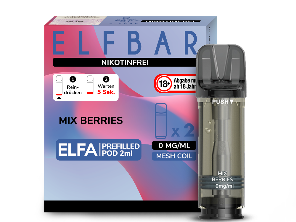 ELFBAR - Elfa Pods (2 x 2 ml) 0 / 20 mg/ml (2 Stück)