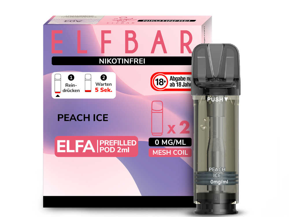 ELFBAR - Elfa Pods (2 x 2 ml) 0 / 20 mg/ml (2 Stück)