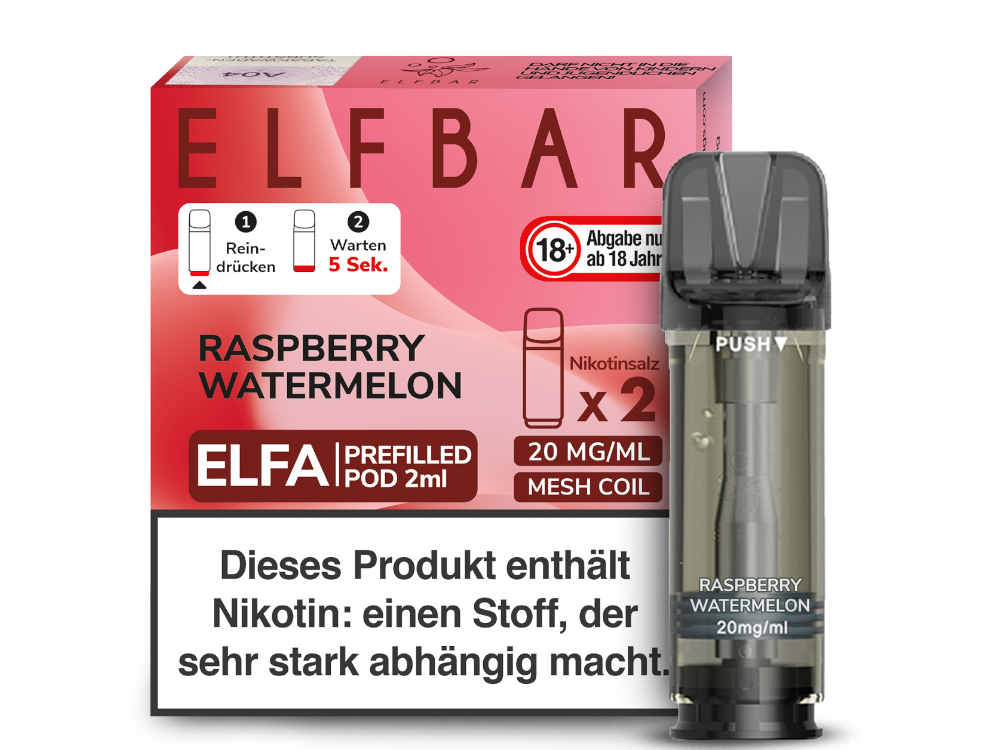 ELFBAR - Elfa Pods (2 x 2 ml) 0 / 20 mg/ml (2 Stück)