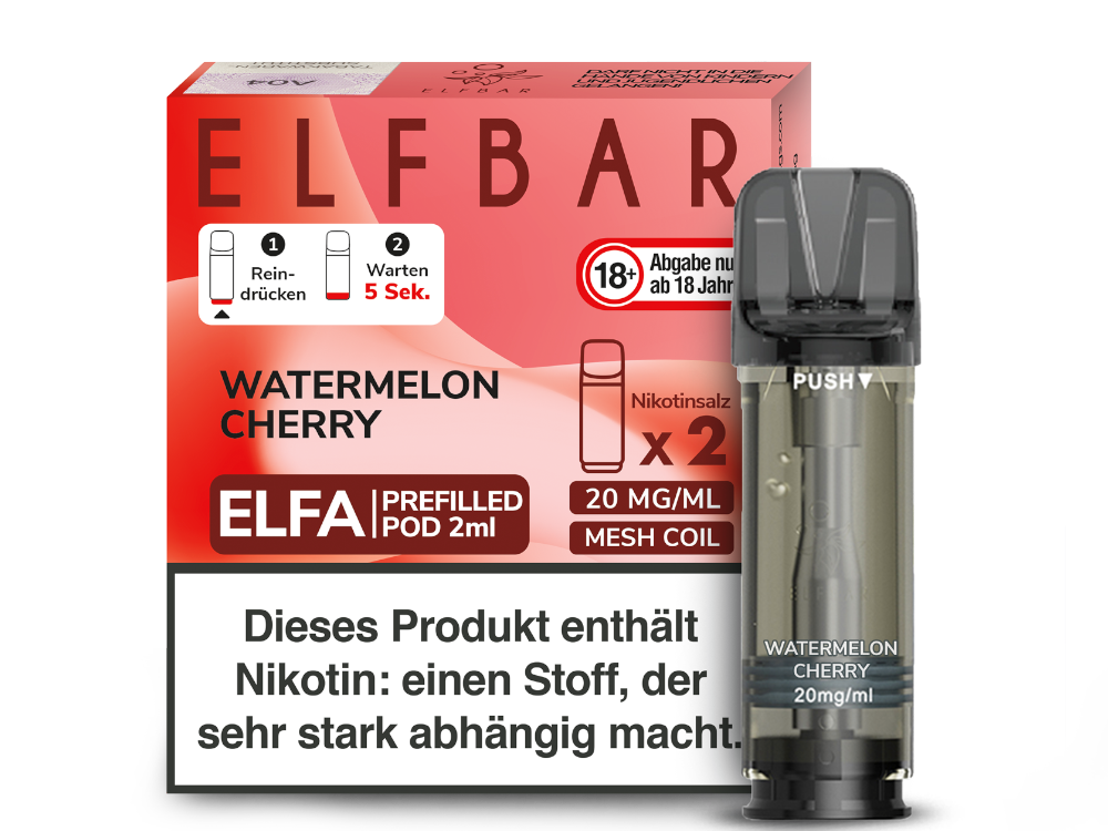 ELFBAR - Elfa Pods (2 x 2 ml) 0 / 20 mg/ml (2 Stück)