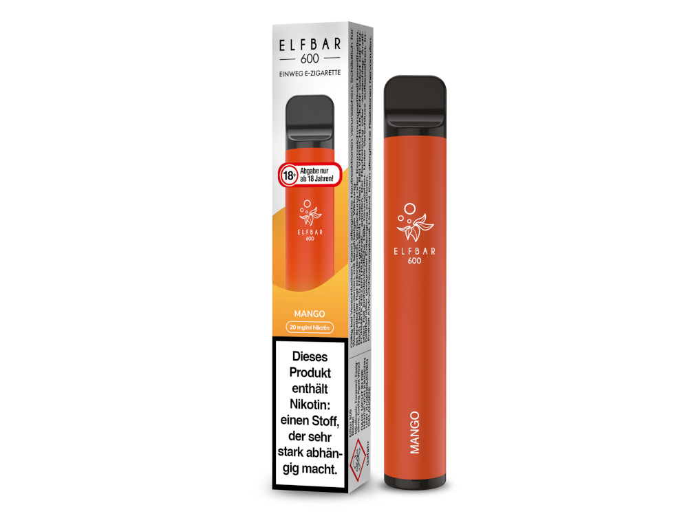 ELFBAR - 600 - (2 ml) 20 mg/ml - Einweg E-Zigarette