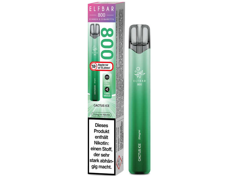 Elfbar 800 Einweg E-Zigarette / Vape (2 ml) 20 mg/ml - time4smoke