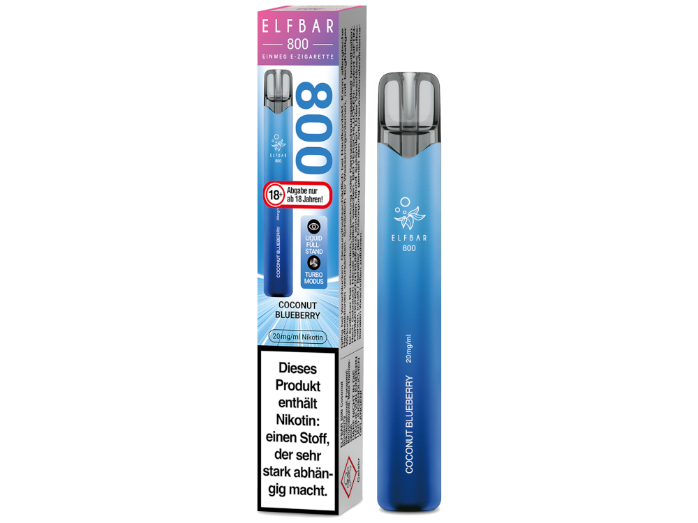 Elfbar 800 Einweg E-Zigarette / Vape (2 ml) 20 mg/ml - time4smoke