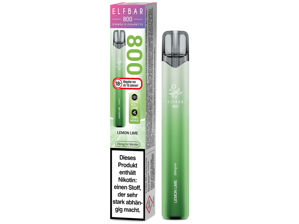 Elfbar 800 Einweg E-Zigarette / Vape (2 ml) 20 mg/ml - time4smoke