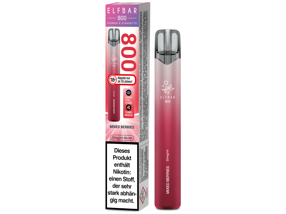 Elfbar 800 Einweg E-Zigarette / Vape (2 ml) 20 mg/ml - time4smoke