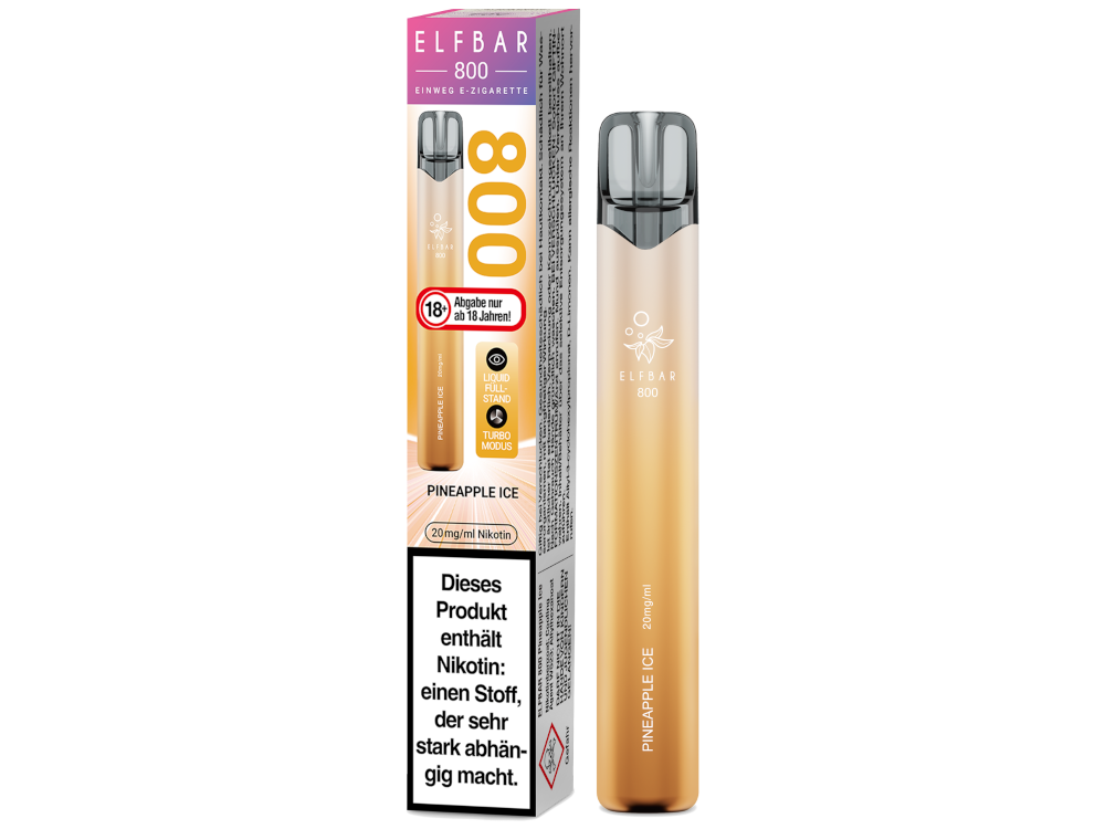 Elfbar 800 Einweg E-Zigarette / Vape (2 ml) 20 mg/ml - time4smoke