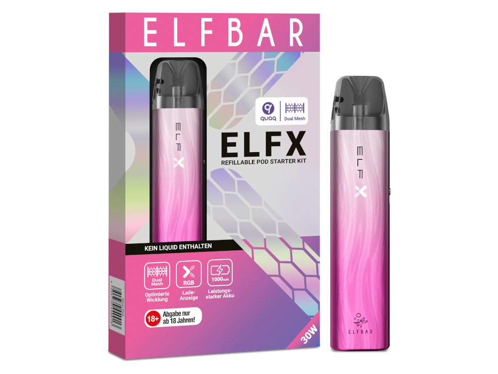 Elfbar - Elfx (2 ml) 1000 mAh E-Zigarette / Vape