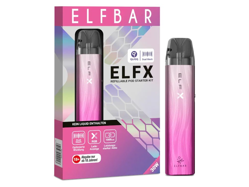 Elfbar - Elfx (2 ml) 1000 mAh E-Zigarette / Vape - time4smoke