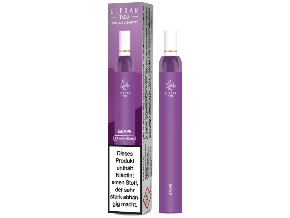 Elfbar T600 Einweg E-Zigarette / Vape (2 ml) 20 mg/ml - time4smoke