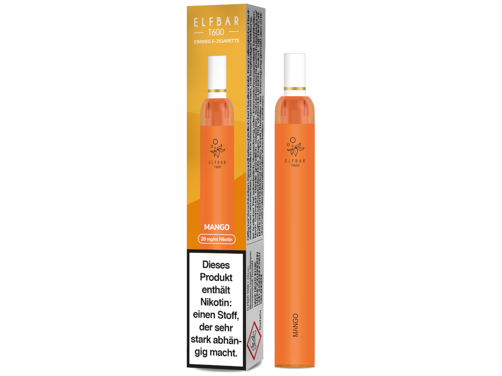 Elfbar T600 Einweg E-Zigarette / Vape (2 ml) 20 mg/ml - time4smoke