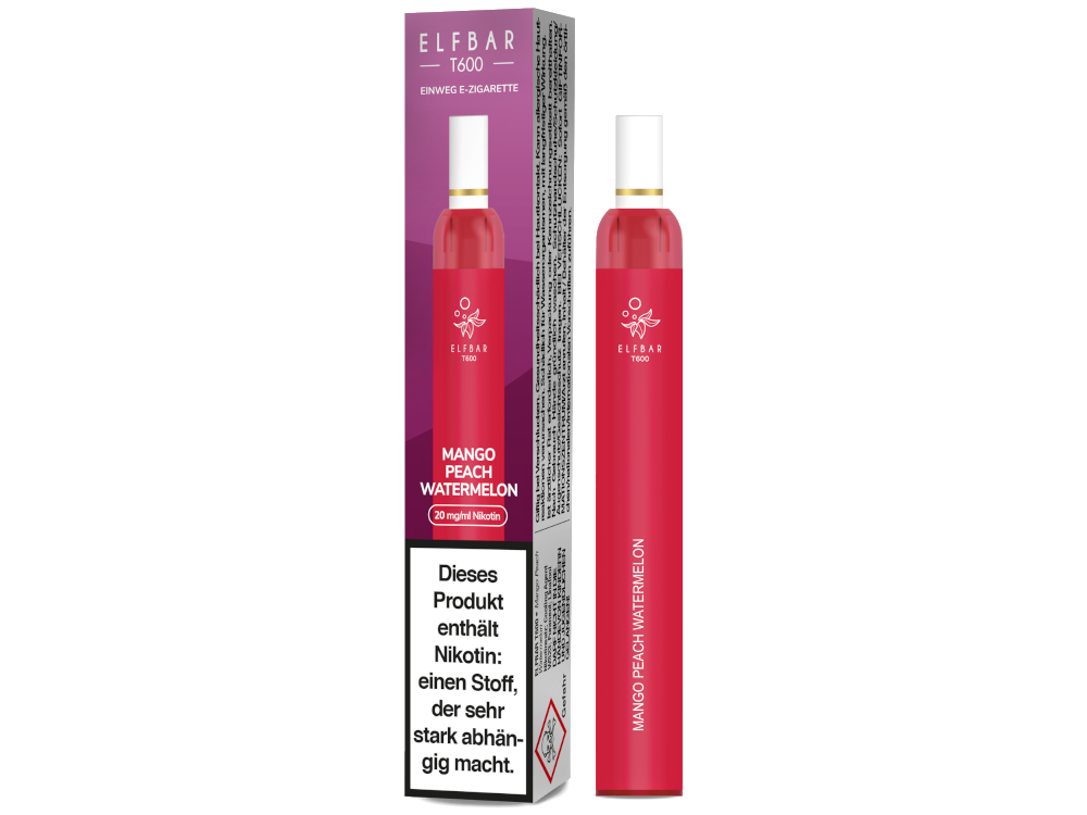 Elfbar T600 Einweg E-Zigarette / Vape (2 ml) 20 mg/ml - time4smoke