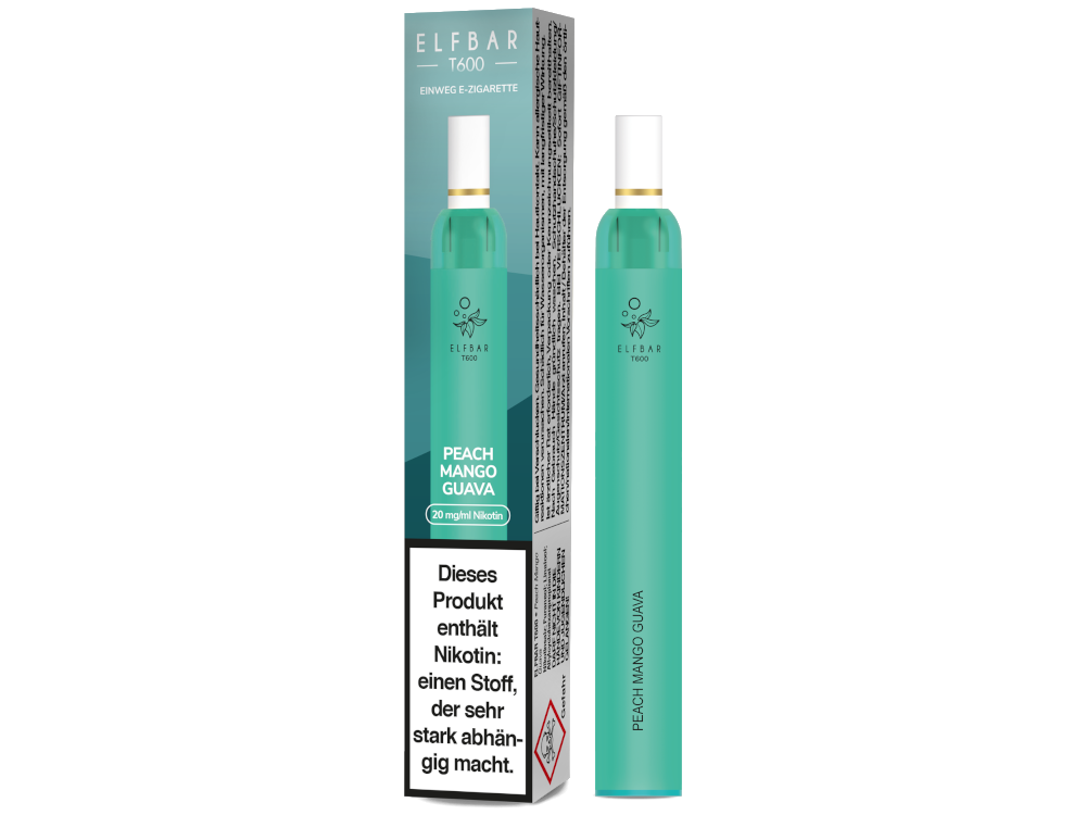Elfbar T600 Einweg E-Zigarette / Vape (2 ml) 20 mg/ml - time4smoke
