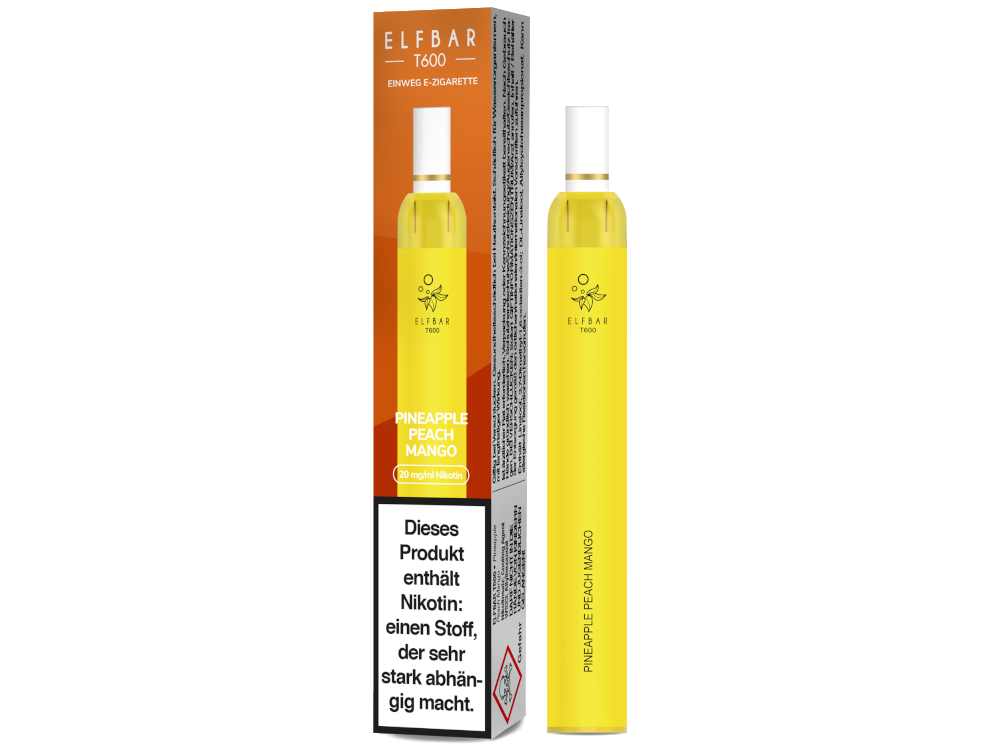 Elfbar T600 Einweg E-Zigarette / Vape (2 ml) 20 mg/ml - time4smoke