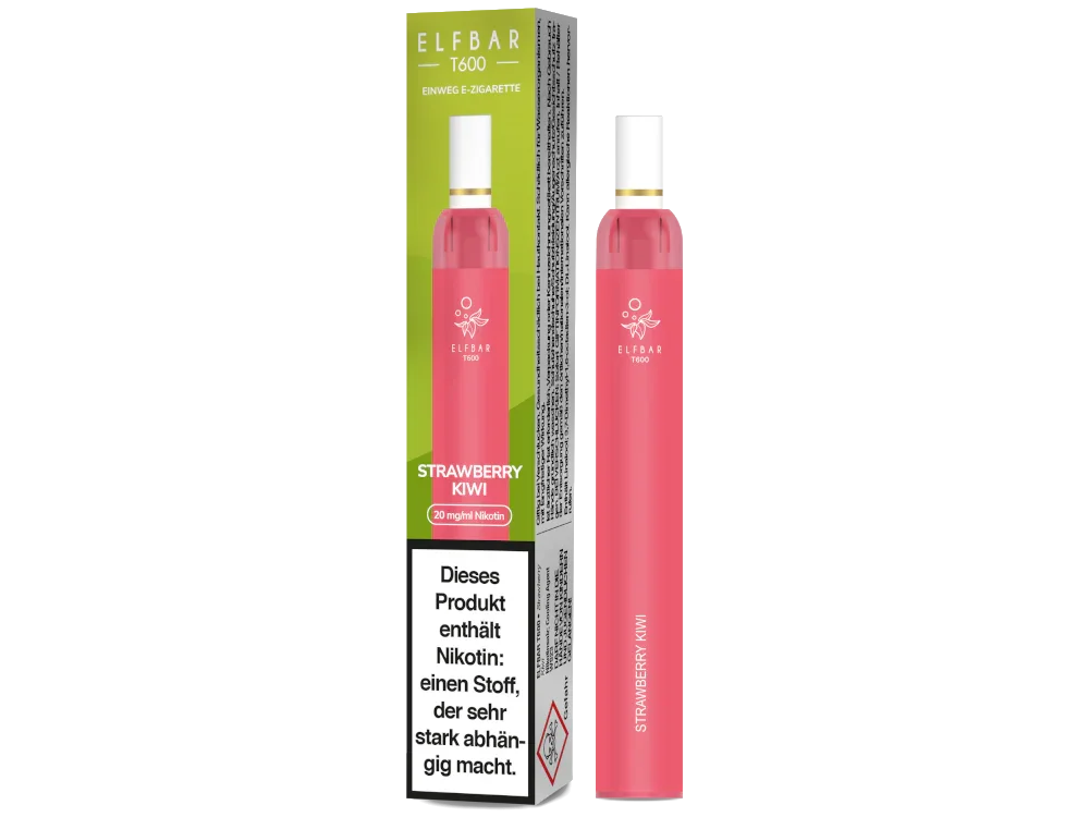 Elfbar Liquid Schmeckt Verbrannt Elfbar T600 Einweg E-Zigarette  bis zu  600 Zge  ELFBAR