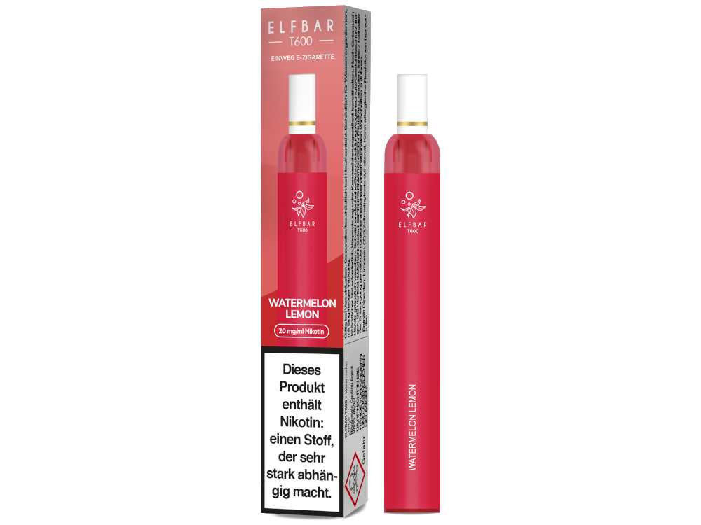 Elfbar T600 Einweg E-Zigarette / Vape (2 ml) 20 mg/ml - time4smoke