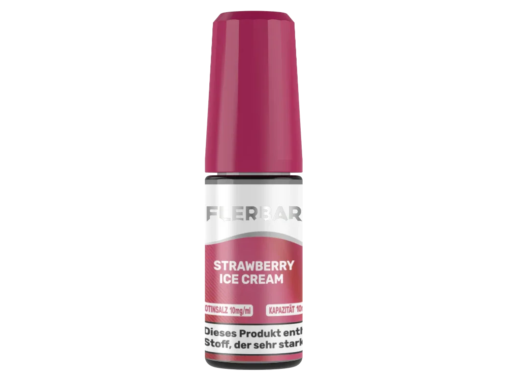 Flerbar - Strawberry Ice Cream - Nikotinsalz Liquid - time4smoke