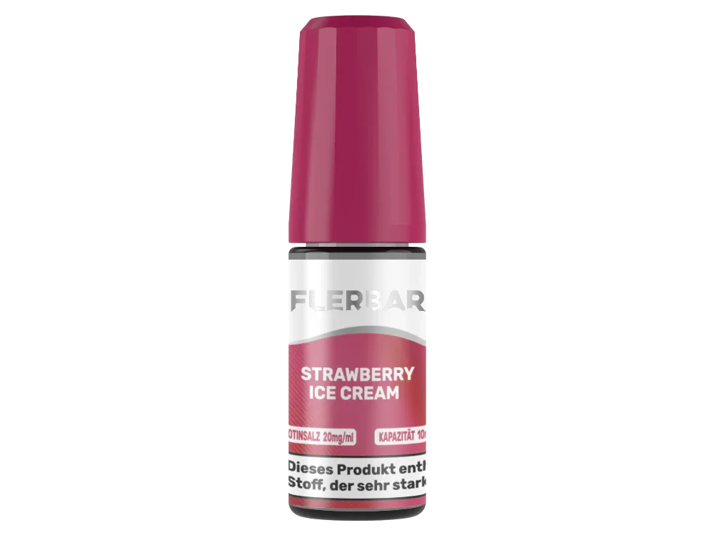 Flerbar - Strawberry Ice Cream - Nikotinsalz Liquid - time4smoke