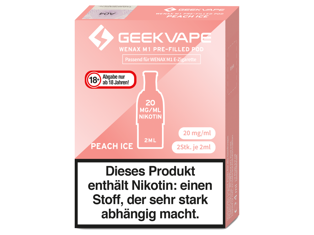 GeekVape - Wenax M1 Pods (2 x 2 ml) 20 mg/ml (2 Stück) - time4smoke