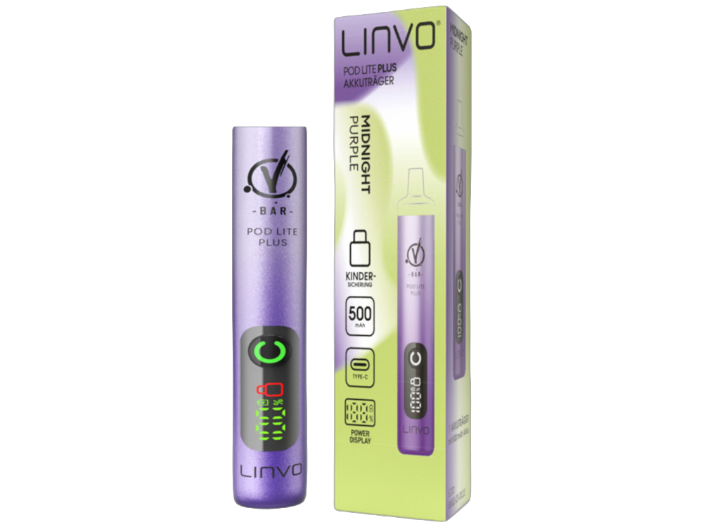 Linvo - Pod Lite Plus (500 mAh) Akku - time4smoke