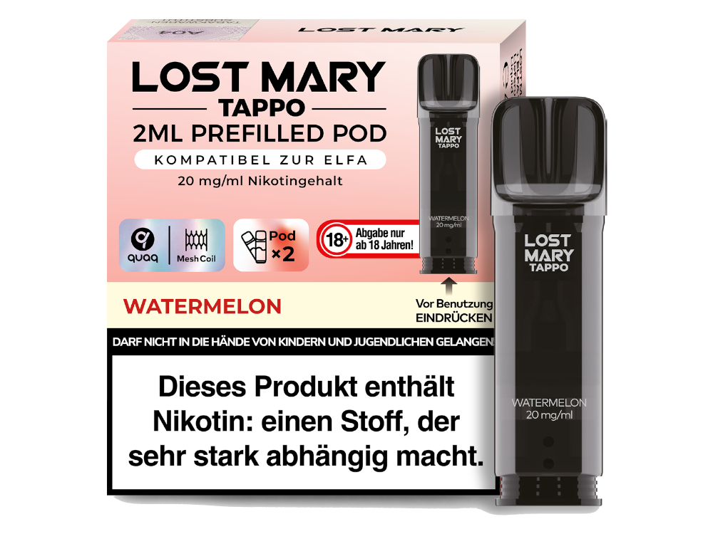 Lost Mary - Tappo Pods (2 x 2 ml) 20 mg/ml (2 Stück) - time4smoke