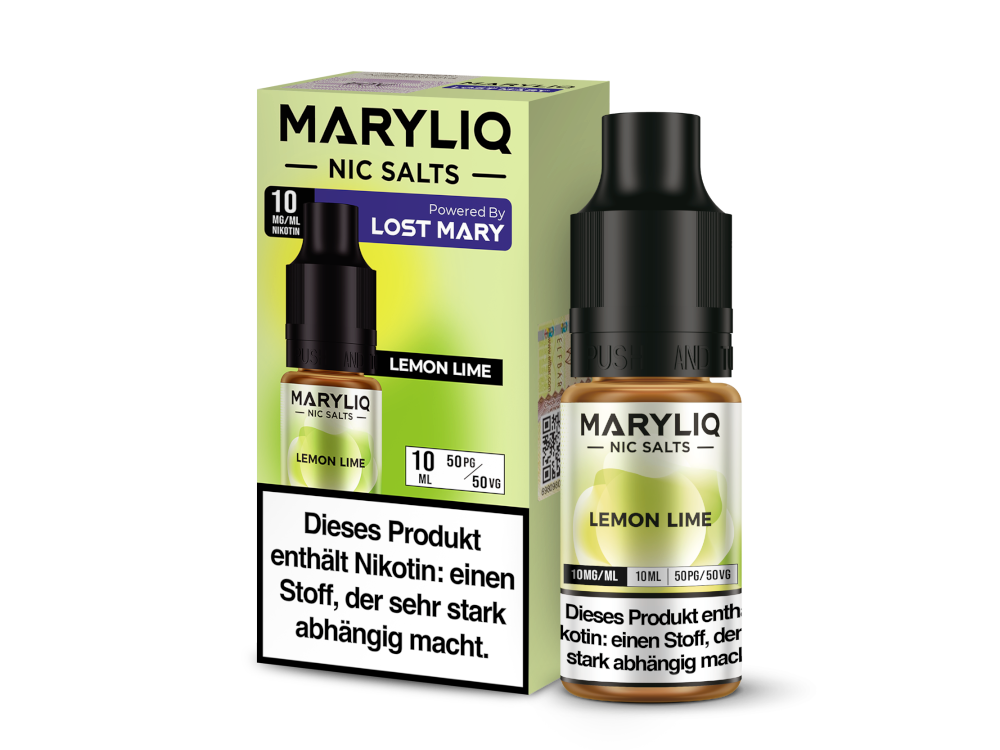 MARYLIQ - Lemon Lime - Nikotinsalz Liquid