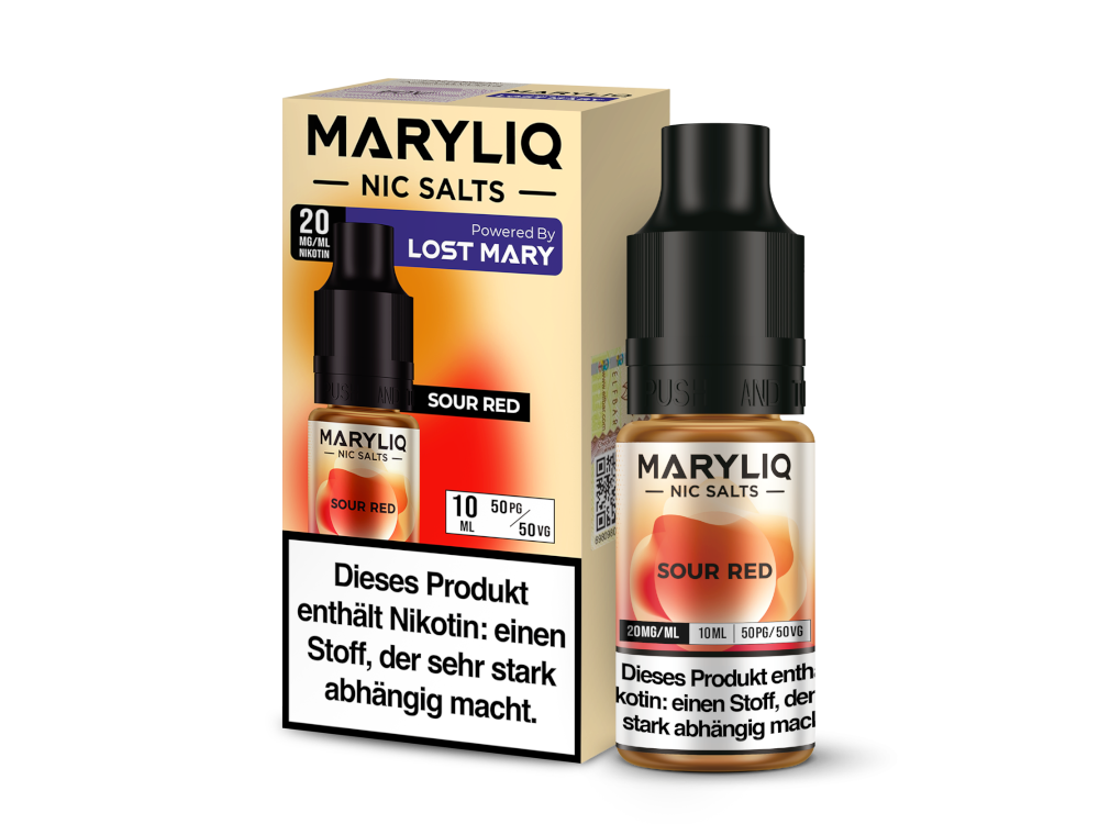 MARYLIQ - Sour Red - Nikotinsalz Liquid