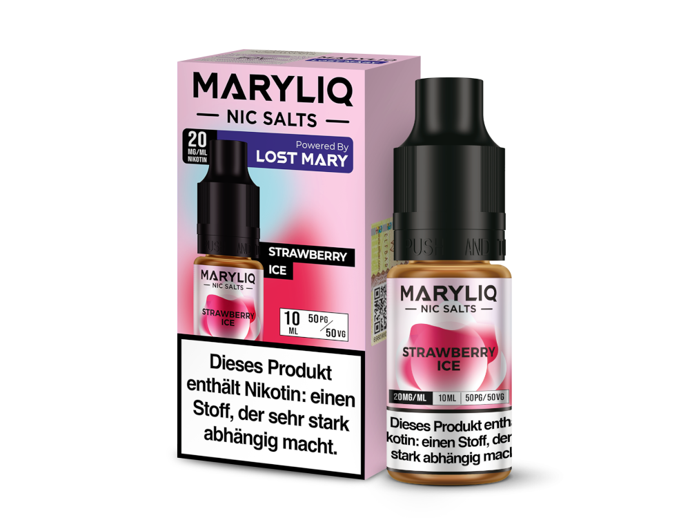 MARYLIQ - Strawberry Ice - Nikotinsalz Liquid