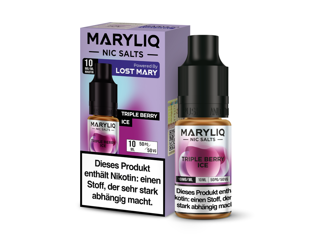 MARYLIQ - Triple Berry Ice - Nikotinsalz Liquid