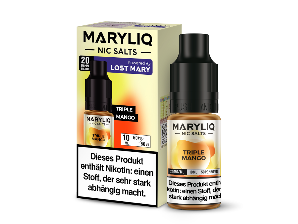 MARYLIQ - Triple Mango - Nikotinsalz Liquid