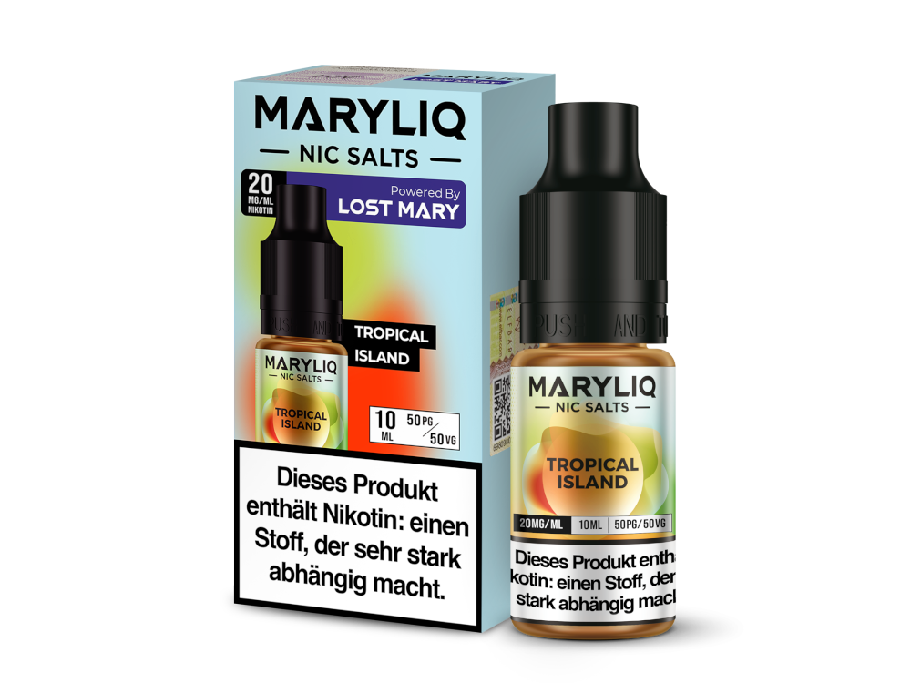 MARYLIQ - Tropical Island - Nikotinsalz Liquid