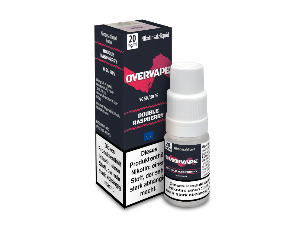 Overvape - Double Raspberry - Nikotinsalz Liquid