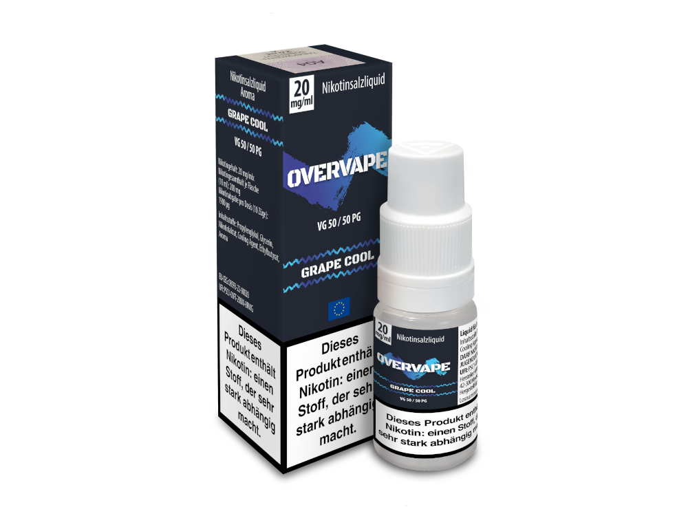 Overvape - Grape Cool - Nikotinsalz Liquid - time4smoke
