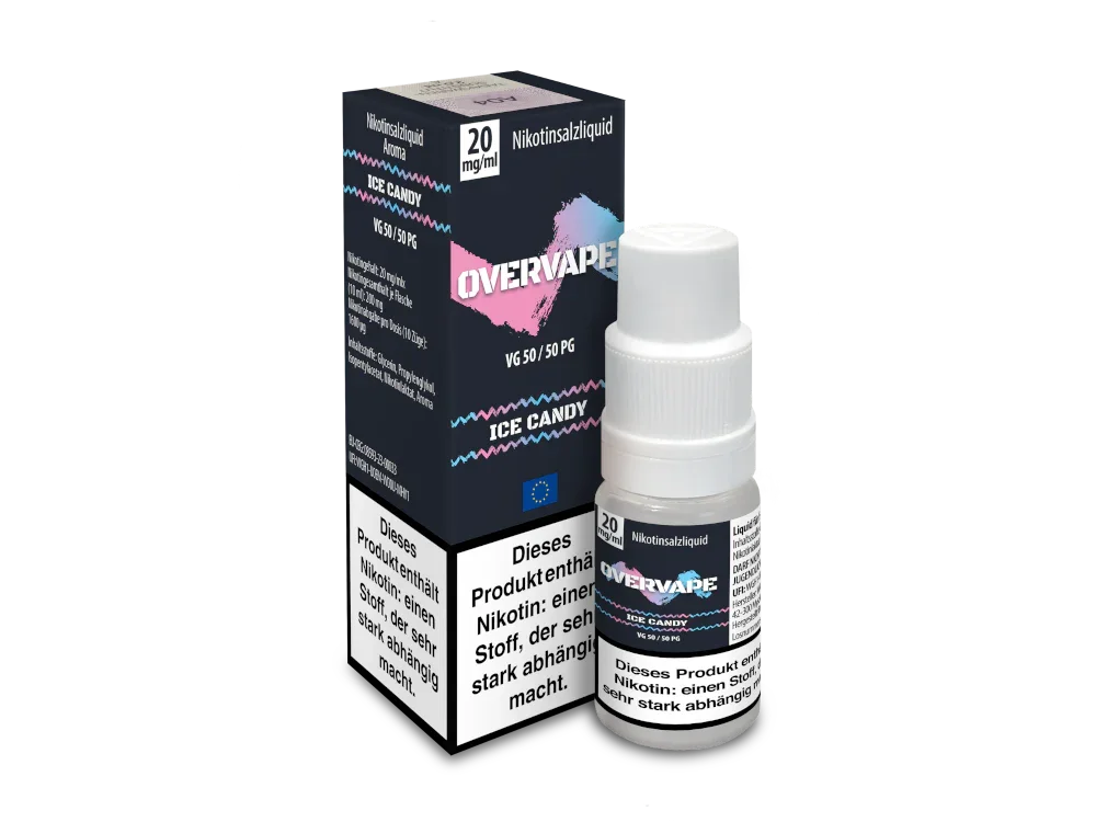 Overvape - Ice Candy - Nikotinsalz Liquid - Ice Candy / 1er Packung / 20 mg/ml time4smoke.de