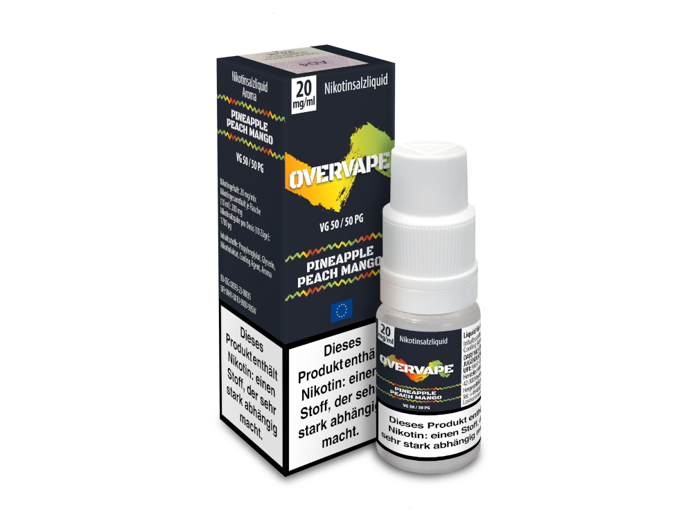 Overvape - Pineapple Peach Mango - Nikotinsalz Liquid