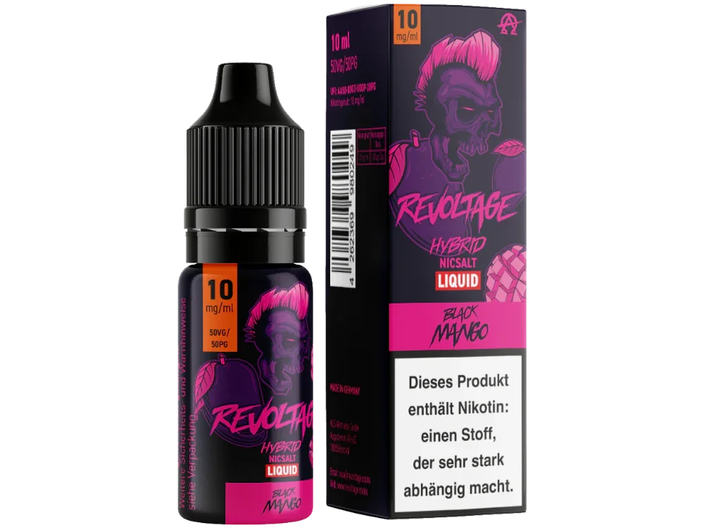 Revoltage - Black Mango - Hybrid Nikotinsalz Liquid - time4smoke