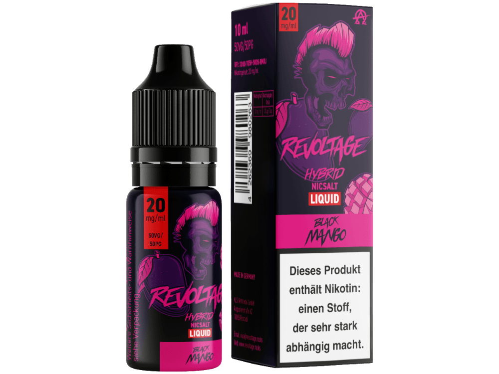 Revoltage - Black Mango - Hybrid Nikotinsalz Liquid - time4smoke