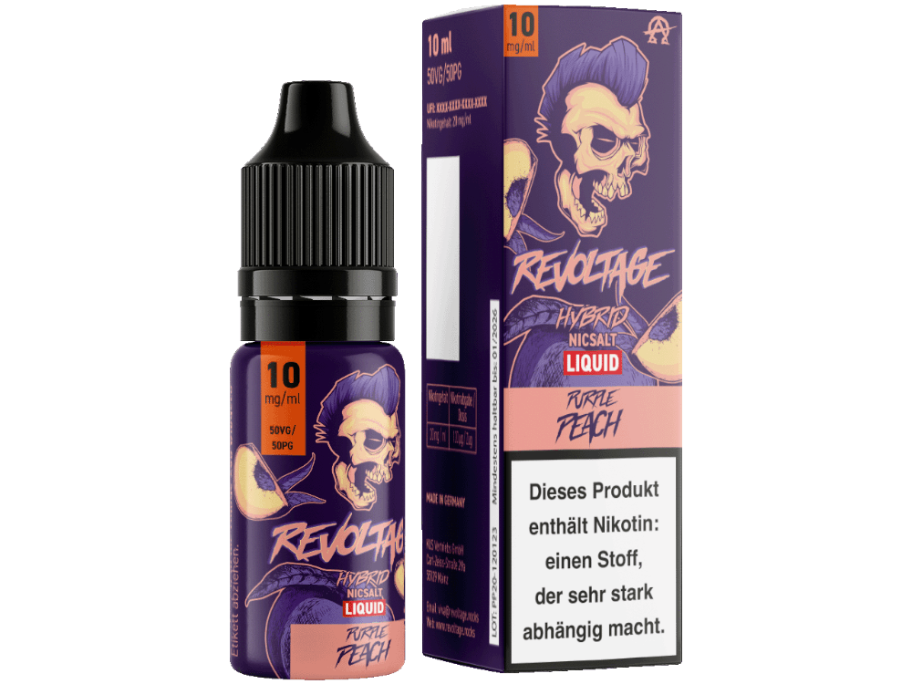 Revoltage - Purple Peach - Hybrid Nikotinsalz Liquid - time4smoke