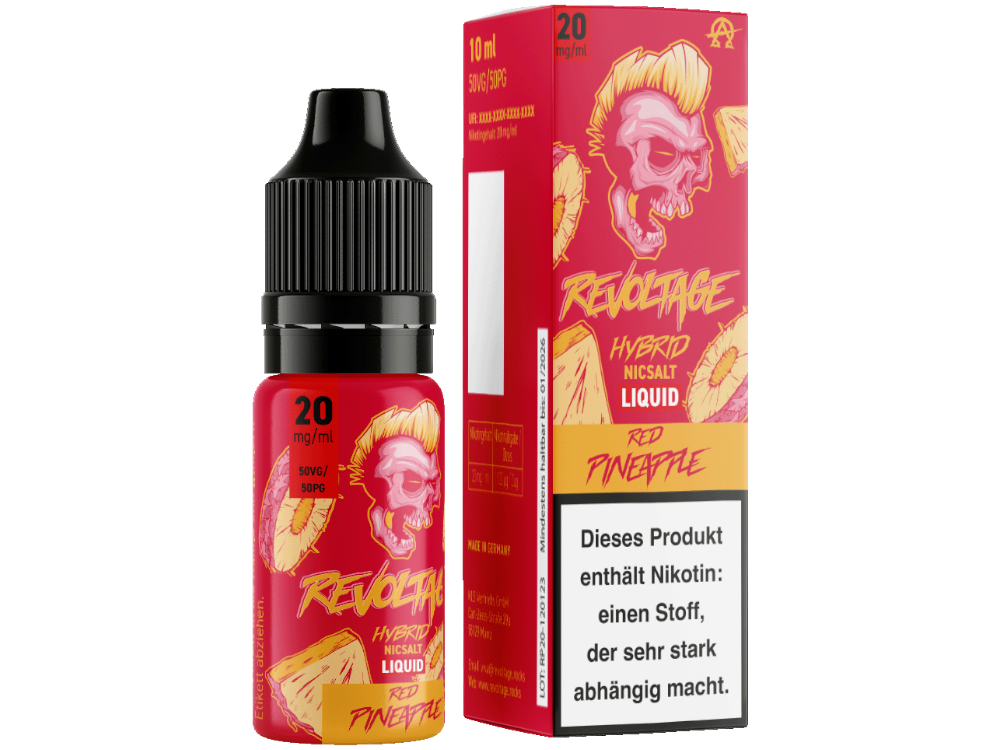 Revoltage - Red Pineapple - Hybrid Nikotinsalz Liquid - time4smoke