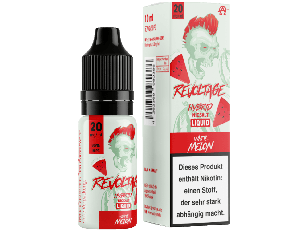 Revoltage - White Melon - Hybrid Nikotinsalz Liquid - time4smoke