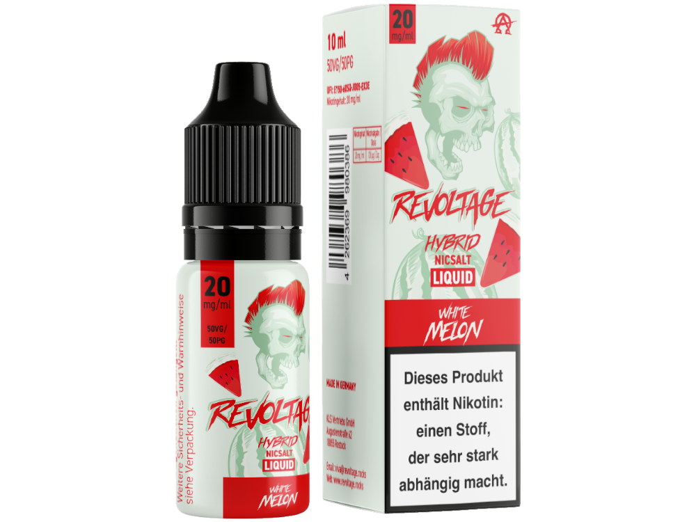 Revoltage - White Melon - Hybrid Nikotinsalz Liquid - time4smoke