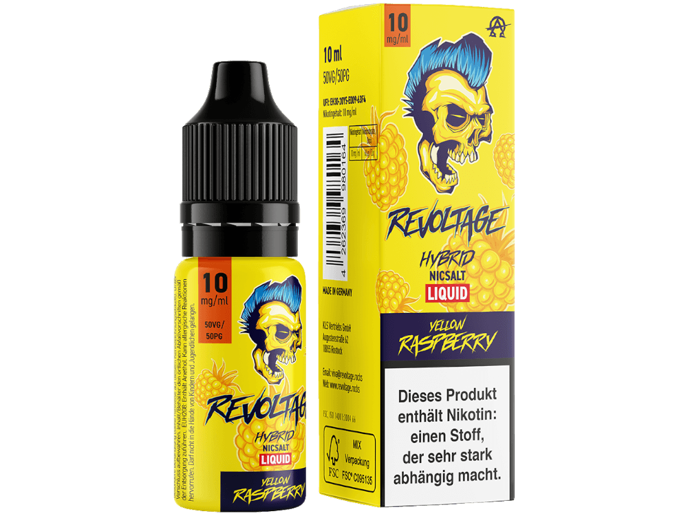 Revoltage - Yellow Raspberry - Hybrid Nikotinsalz Liquid - time4smoke