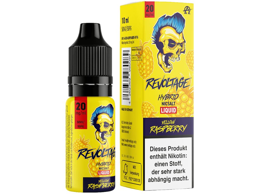 Revoltage - Yellow Raspberry - Hybrid Nikotinsalz Liquid - time4smoke