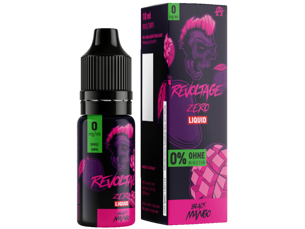 Revoltage - Black Mango - Hybrid Nikotinsalz Liquid - time4smoke
