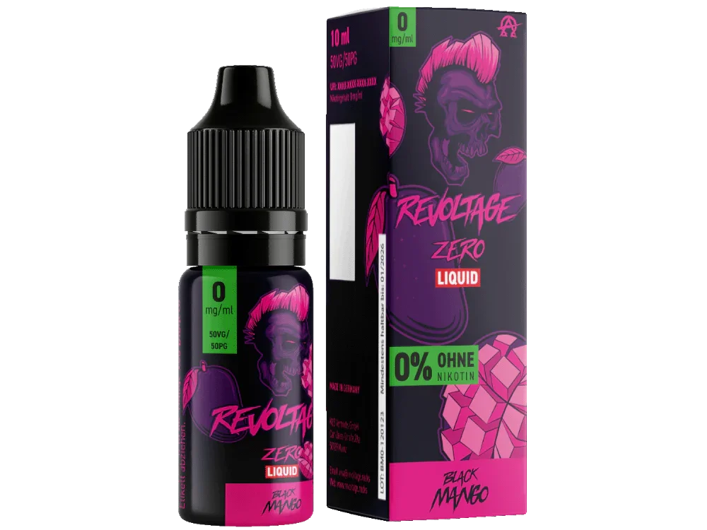 Revoltage - Black Mango - Hybrid Nikotinsalz Liquid - time4smoke