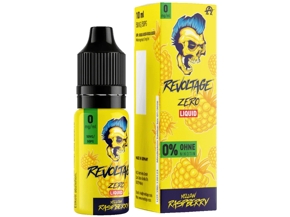 Revoltage - Yellow Raspberry - Hybrid Nikotinsalz Liquid 0 mg/ml - time4smoke
