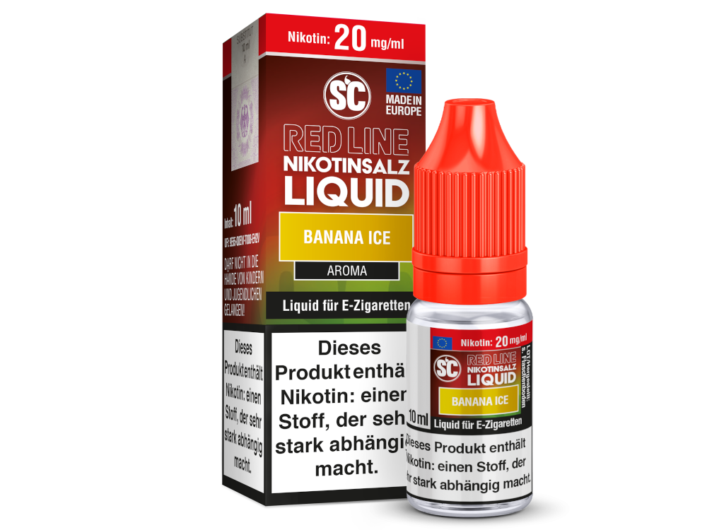 SC - Red Line - Banana Ice - Nikotinsalz Liquid