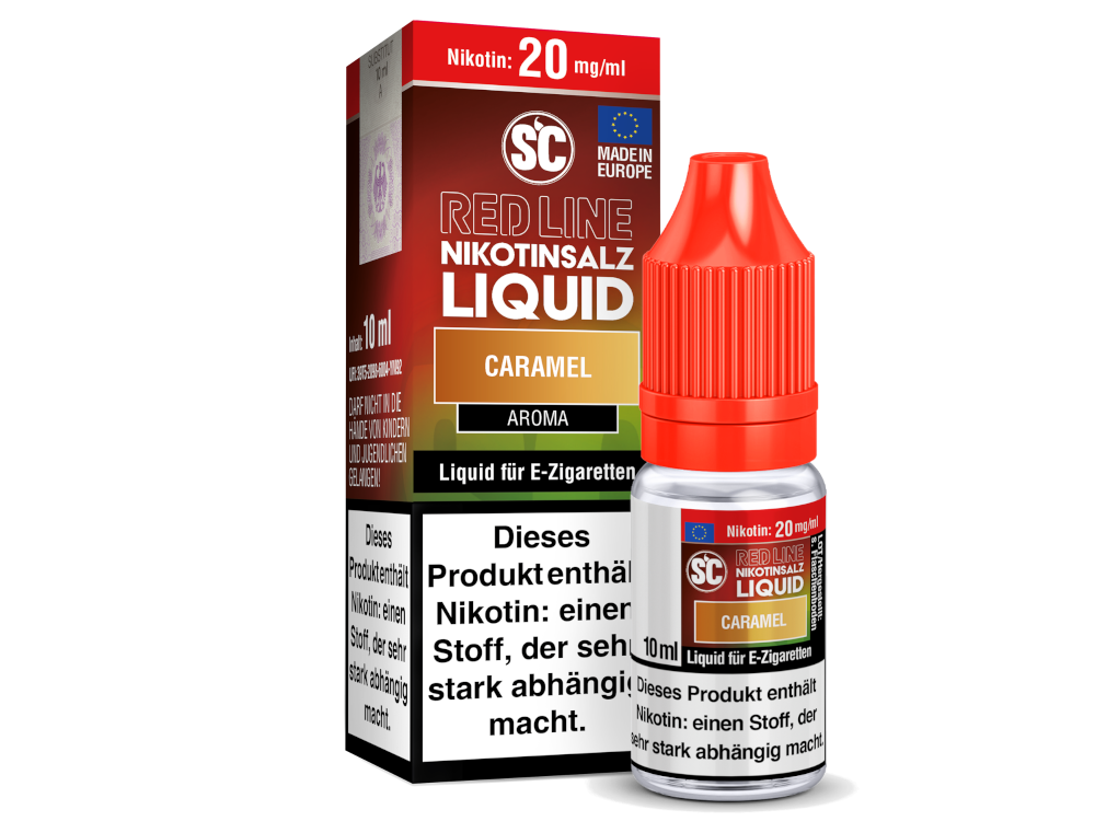 SC - Red Line - Caramel - Nikotinsalz Liquid