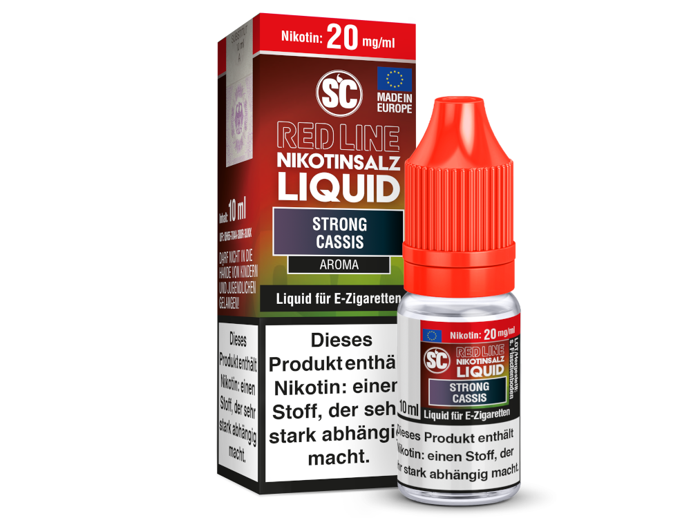 SC - Red Line - Strong Cassis - Nikotinsalz Liquid